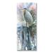 Stupell Industries Heron Bird Pond Water's Edge Canvas Wall Art By Dave Bartholet Canvas in Blue/Gray | 24 H x 10 W x 1.5 D in | Wayfair
