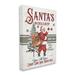 Stupell Industries Santa's Workshop Weathered Vintage Sign Canvas Wall Art By Jo Moulton Canvas in Brown/Red/White | 30 H x 24 W x 1.5 D in | Wayfair