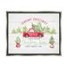 The Holiday Aisle® Farm Fresh Christmas Trees Seasonal - Floater Frame Graphic Art on Canvas in Green/Red/White | 25 H x 31 W x 1.7 D in | Wayfair