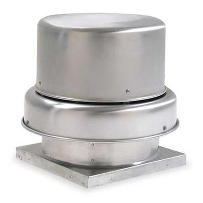 DAYTON 7A650 Downblast Vent,Belt Drive,14-3/4 In