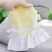 Cute Princess Dress Spring Summer Thin Dress Pet Chihuahua Cool Home Clothes Lace Dog Clothes Pet Products