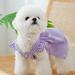 Dress Puppy Sling Dress Cool Dog Clothes Summer Teddy Plaid Shirt Bichon Hiromi Cute Princess Dress XS-XL