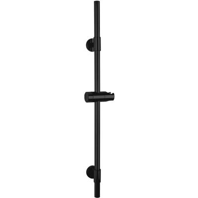 Duschstange Basic Schwarz, 66 cm, Schwarz, Edelstahl rostfrei schwarz - schwarz - Wenko