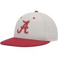 Men's Nike Gray Alabama Crimson Tide Aero True Baseball Performance Fitted Hat