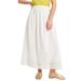 Plus Size Women's Crochet-Detailed Skirt by June+Vie in White Flower Eyelet (Size 26 W)