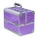 Aluminum Alloy Large Capacity Make Up Organizer Professional Cosmetic Organizer Jewelry Box Women Travel Makeup Storage Box Cosm