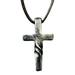 Men Cross Necklaces Pendants Steel Male Prayer Jewelry Friend New Gift D9J3 T3P7
