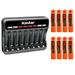 Kastar 8-Pack Battery and CMH8 Smart USB Charger Replacement for Panasonic KX-TGP500 KX-TGP550 KX-TGP551 KX-TGP600 KX-TH1211 KX-TH1211B KX-TH1212 KX-TH1212B KX-TPA50 KX-TPA50B04 KX-TPA60