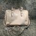 Coach Bags | Coach Nancy Satchel Medium Ecru Patent Leather | Color: Cream/Tan | Size: Os