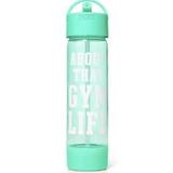 Pink Victoria's Secret Accessories | About That Gym Life Water Bottle Vs Pink | Color: Blue/Green | Size: Os