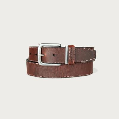 Lucky Brand Leather Jean Belt With Metal And Leather Keeper - Men's Accessories Belts in Medium Brown, Size 32
