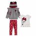 Disney Matching Sets | Disney Minnie Mouse Kids 3 Piece Set | Color: Gray/Red | Size: 5g