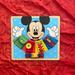 Disney Toys | Disney Mickey Mouse Kids Puzzle Learning Game | Color: Blue/Red | Size: Osbb