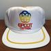 Disney Accessories | 1982 Epcot Center Trucker Hat 80s Disney Park New Era White Vintage | Color: White | Size: Os