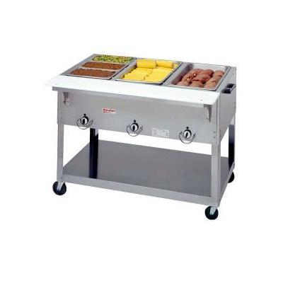 Duke EP303SW Aerohot Electric Steamtable - 3 Sealed Wells, Portable