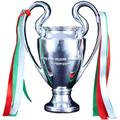 Premier League Trophy, Europe Replica Trophy 1:1 Resin Material Electroplated Silver Hollow Football Trophy Souvenir Collection Custom Trophy (European Championship 32CM)