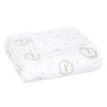 aden + anais essentials Dream Baby Blanket - Pack of 1 | Large Breathable 100% Cotton Muslin Bedding | Cot Blankets For Newborn Boys & Girls | Baby Shower or Gifts | blushing bunnies Print