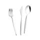 Karaca Lizbon 28-Piece Cutlery Set for 4 People - 18/10 Stainless Steel Cutlery Set, Tableware Flatware Silverware Set with Knife Fork Spoon Set, Luxury & Silver Cutlery Set