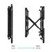 ONKRON Wall Mount for 47" - 50" Screens Holds up to 100 lbs, Steel in Black | 15.7 H x 23.6 W in | Wayfair PRO7M-B