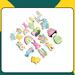 Eternal Night 24 Piece Easter Holiday Shaped Ornament Set Wood in Brown/Green/Pink | 3.78 H x 3.19 W x 0.2 D in | Wayfair EternalNight802f3aa