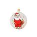 VIETRI Old St. Nick Basketball Ornament Glass in Green/Red/White | 4 H x 4 W x 4 D in | Wayfair OSN-2729