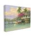 Stupell Industries Tropical Vacation Seaside House Canvas Wall Art By Martin Figlinski Canvas in White | 36 H x 48 W x 1.5 D in | Wayfair