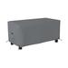 Latitude Run® Heavy-Duty Waterproof Rectangle Ottoman Deck Box Cover, Outdoor Square Storage Box Bench Cover in Gray | 18 H x 52 W in | Wayfair