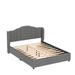 Latitude Run® Lukin Queen Storage Platform Bed Upholstered/Linen in Gray | 41.7 H x 64 W x 85.4 D in | Wayfair D0A79D1079F048ADB0207042830F20BE