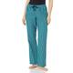 Amazon Essentials Damen Flanell-Schlafhose-Auslauffarben, Blau Grün Streifen, XXL