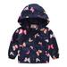 wofedyo Baby Boy Clothes Toddler Kids Baby Boys Girls Cartoon Dinosaur Rainbow Camouflage Zip Windproof Jacket Hooded Trench Lightweight Kids Coats Windbreaker Casual Outerwear Baby Clothes