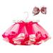 Hairpin Set Dance Party Girls Ballet Baby Toddler Skirt+Bow Kids Girls Outfits Set Girls Clothes Size 8 Outfits