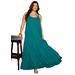 Plus Size Women's Swing Maxi Dress by June+Vie in Tropical Teal (Size 14/16)