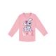 T-Shirt TRIGEMA "TRIGEMA Baby-Shirt mit niedlichem Aufdruck" Gr. 104, rosa (rosé) Kinder Shirts Langarmshirts