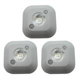 Mr Beams 00723 - MB723-3PK Mr Beams Stick Anywhere Night Light (3-pack) Accent Indoor Area LED Light Fixture