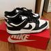 Nike Shoes | Nike Dunk Low White Black Woman’s Size 8 | Color: Black/White | Size: 8