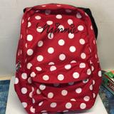 Disney Accessories | Minnie Mouse Backpack With Detachable Hood | Color: Red/White | Size: Osg