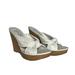 Jessica Simpson Shoes | Jessica Simpson Fuji Wedge Sandals | Color: White | Size: 8.5
