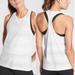 Athleta Tops | Athleta A Game Perforated Tank Top In White Size Medium | Color: White | Size: M