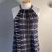 Athleta Dresses | Athleta Santana Grey Pattern Maxi Dress, With Built In Padded Bra Size:L, Euc!! | Color: Gray | Size: L