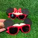 Disney Accessories | Disney Sun-Starches Mickey Mouse And Minnie Sunglasses | Color: Red | Size: One Size