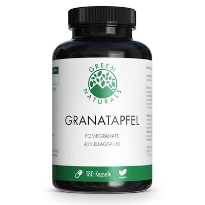 Green Naturals Granatapfel+40% Ellagsäure Kapseln 180 St Image