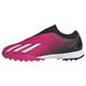 adidas Unisex Kids X Speedportal.3 Laceless Turf Football Boots, Team Shock Pink 2/Zero Met./Core Black, 3.5 UK
