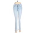 Madewell Jeans - Mid/Reg Rise Skinny Leg Denim: Blue Bottoms - Women's Size 24 - Light Wash