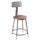 30in H Stool with Backrest by National Public Seating