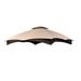 APEX GARDEN RIPSTOP Replacement Canopy Top for 10' x 12' Gazebo #TPGAZ17-002 in Brown | 1 H x 156.7 W x 130.3 D in | Wayfair HD-732568-RLC