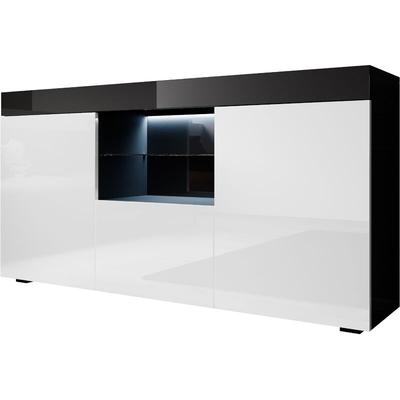 Sideboard mit led Küchenschrank Kommode Wohnzimmerschrank Aufbewarungsschrank Buffet Esszimmer Image