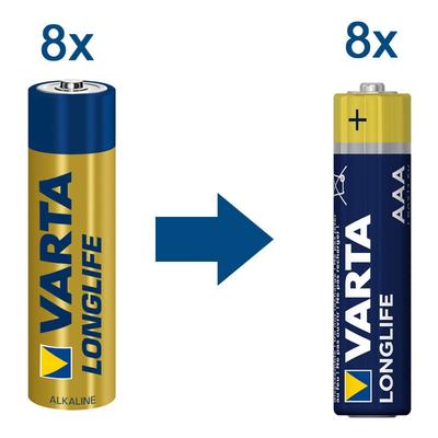 Longlife Micro aaa Batterie 4103 (8er Folie) - Varta