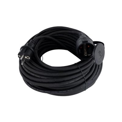 Verlängerungskabel Außen 25 m H05RR-F 3G1,5 mm², schwarz, Gummi Image