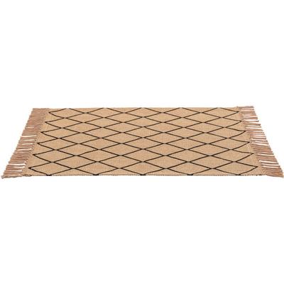 Badematte Calama, Aus 100 % Jute, Beige, Jute natur - beige - Wenko