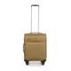 Stratic Light + Koffer Weichschale Reisekoffer Trolley Rollkoffer Handgepäck, TSA Kofferschloss, 4 Rollen, Erweiterbar, Größe S, Khaki